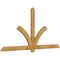 Ekena Millwork Redmond Rough Sawn Timber Gable Bracket, Western Red Cedar, 84"W x 42"H x 2"D x 4"F, 12/12 Pitch GBW084X42X0204RED00RWR - alternate 5